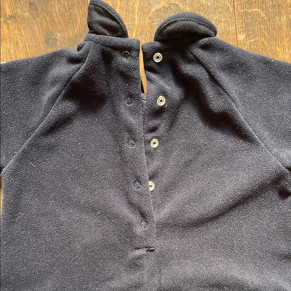 Navy Blue One Piece Outfit with Ruffle Detail - Picture 6 of 6